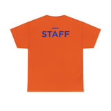 STAFF Shirt (blue text)